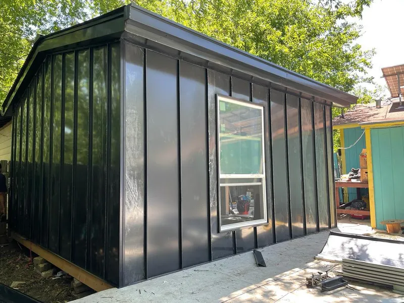 Black standing seam metal wall panels for Metal Roof Installation in Upper Macungie